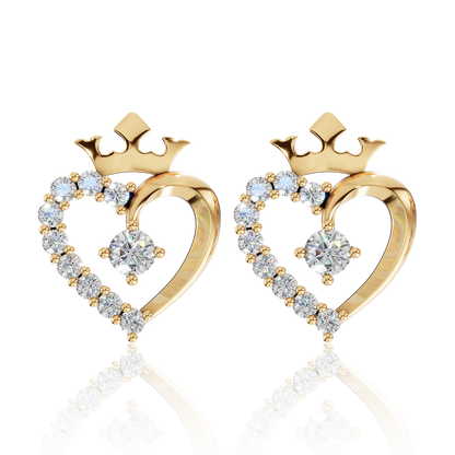 SOOBIN'S QUEEN | Arlina CZ Gold Jewelry Collection (Earrings & Necklaces in 10K/14K Gold)