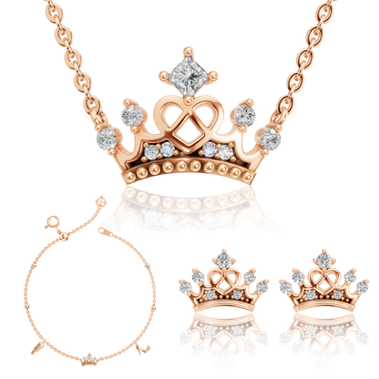 SOOBIN'S QUEEN | Hani CZ Gold Jewelry Collection (Earrings, Necklaces & Bracelets in 10K/14K Gold)