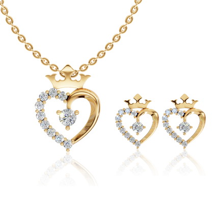 SOOBIN'S QUEEN | Arlina CZ Gold Jewelry Collection (Earrings & Necklaces in 10K/14K Gold)